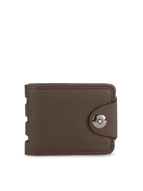 

Alvaro Castagnino Men Grey Solid Two Fold Wallet