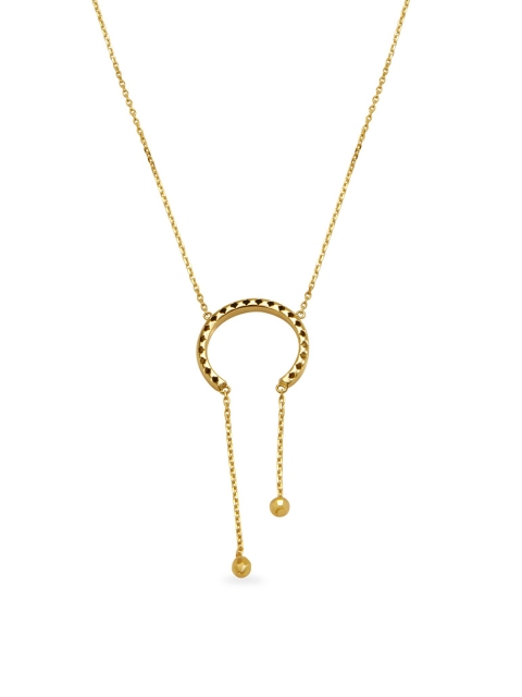 

Mia by Tanishq 14K Gold Loop & Dangle Necklace