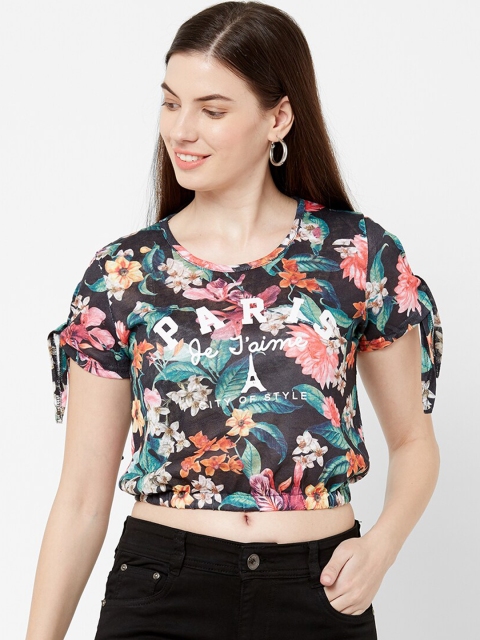

Juliet Women Black Printed Top