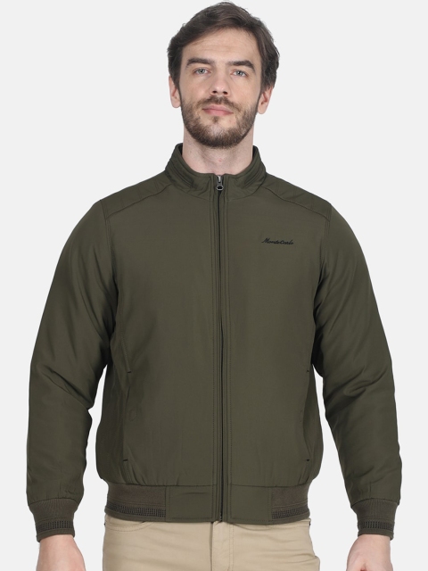 

Monte Carlo Men Brown Solid Bomber Jacket