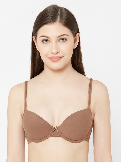 

Juliet Coffee Brown Solid Underwired Heavily Padded Maternity Bra