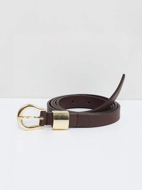 

max Women Brown Solid Belt
