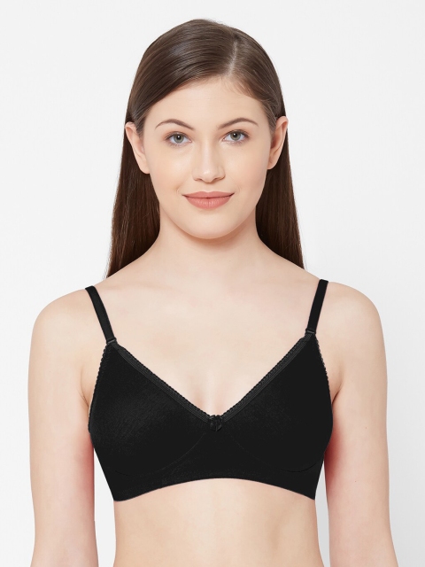 

Juliet Black Solid Non-Wired Non Padded Everyday Bra 010000300011144