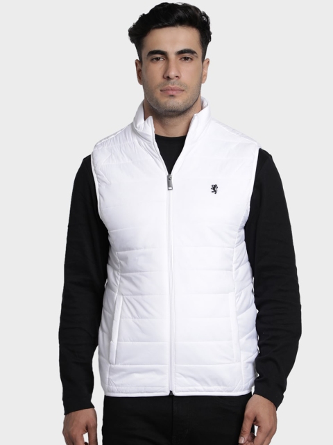 

Red Tape Men White Solid Padded Jacket