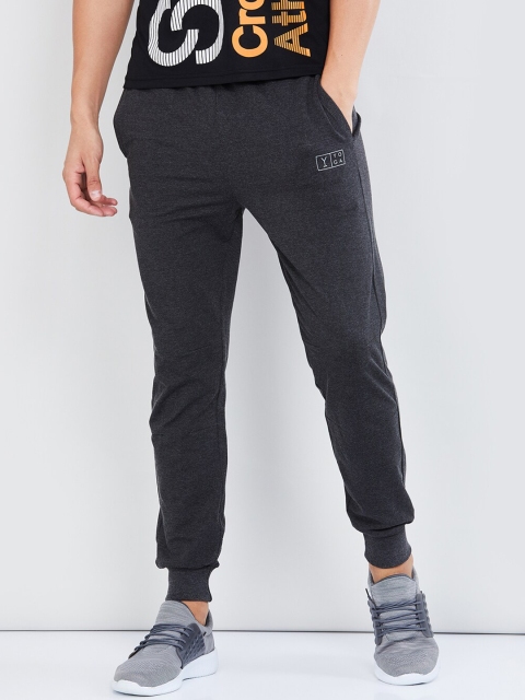 

Max men Charcoal-Grey Slim-Fit Joggers