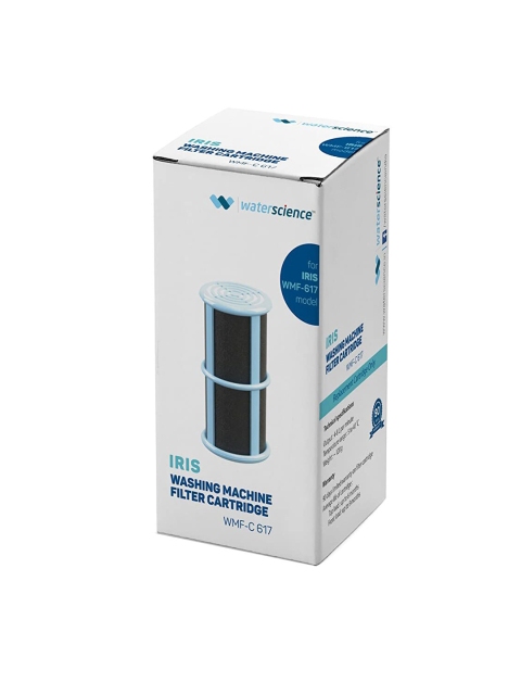 

Waterscience Blue & Black Plastic IRIS WMFC-617 Replacement Cartridge For Washing Machine Filter