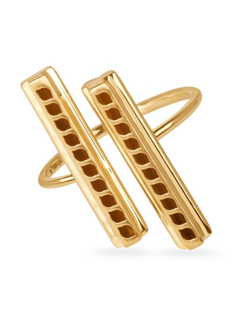 Mia by Tanishq 14KT Gold Break The Rules Finger Ring