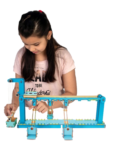 

Smartivity Kids Blue Stop Drop Gravity Transporter Stem Set