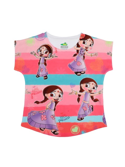 

Chhota Bheem Girls Pink Chutki Printed Top