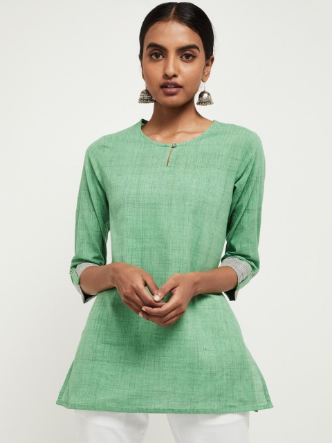 

MAX Green Solid Tunic
