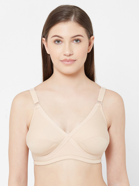 

Juliet Beige Solid Non-Wired Non Padded Everyday Bra 010002300010917