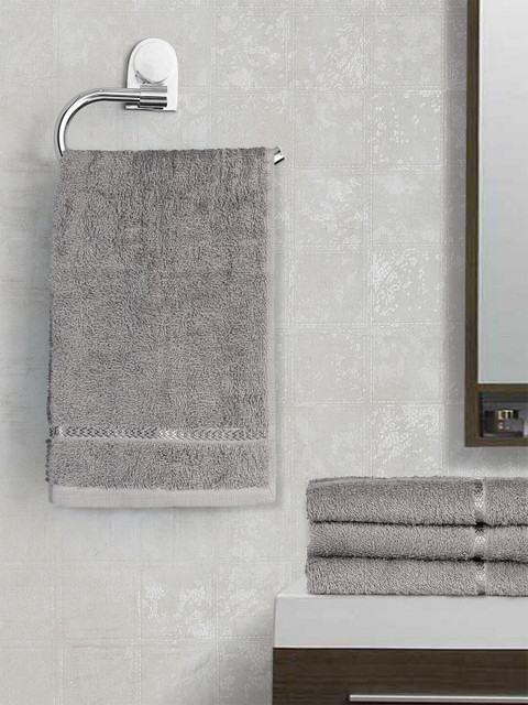 

Seasons Best Quik Dry 380 GSM Set of 4 Hand Towels - Grey