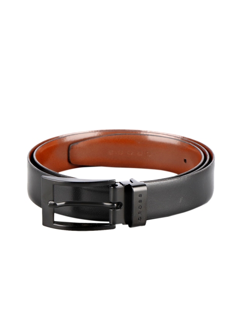 

Cross Men Black & Brown Solid Belt
