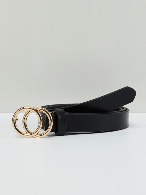 

max Women Black Solid Belt