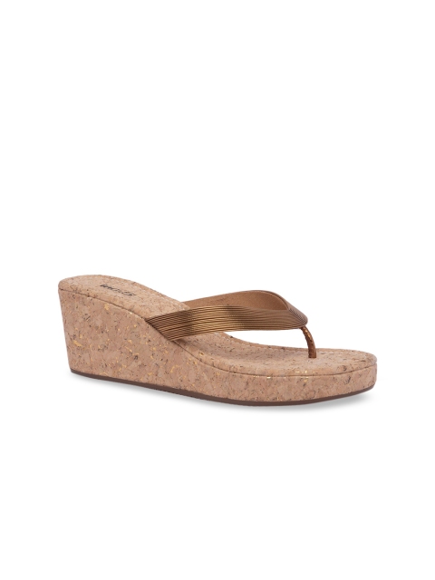 

Inc 5 Women Gold-Toned Solid Wedges