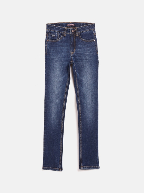 

Crimsoune Club Boys Blue Slim Fit Mid-Rise Clean Look Jeans