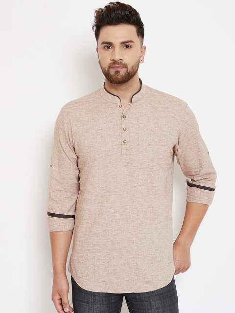 

Canary London Men Khaki Smart Slim Fit Solid Casual Shirt