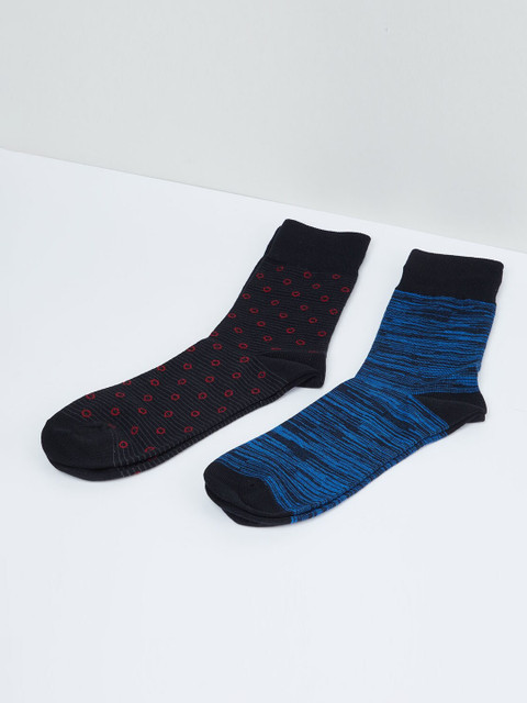 

max Men Pack of 2 Assorted Crew-Length Socks