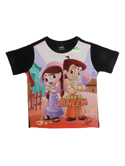 

Chhota Bheem Boys Multicoloured Printed Round Neck T-shirt, Multi