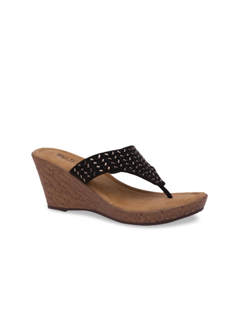 

Inc 5 Women Black Embellished Wedges