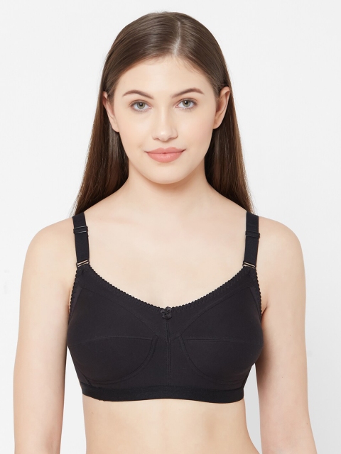 

Juliet Black Solid Non-Wired Non Padded Everyday Bra 010002300012909