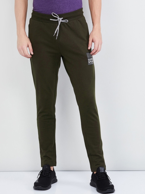 

max Men Olive Green Trackpants