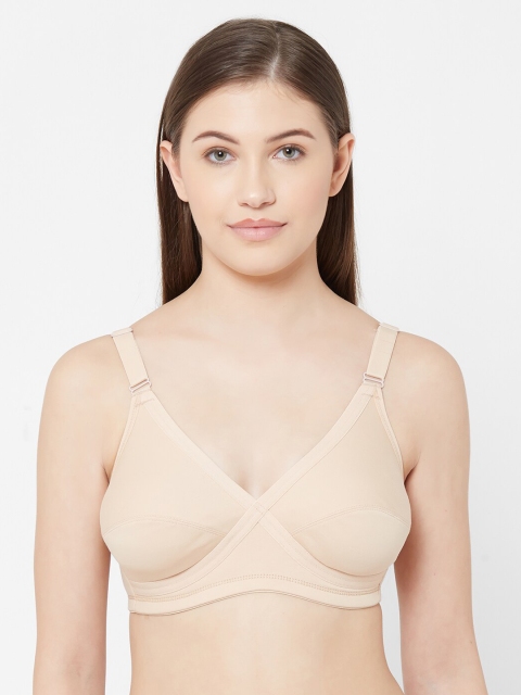 

Juliet Beige Solid Non-Wired Non Padded Everyday Bra 010002300010905