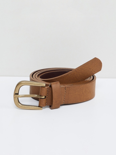 

max Women Tan Brown Solid Belt