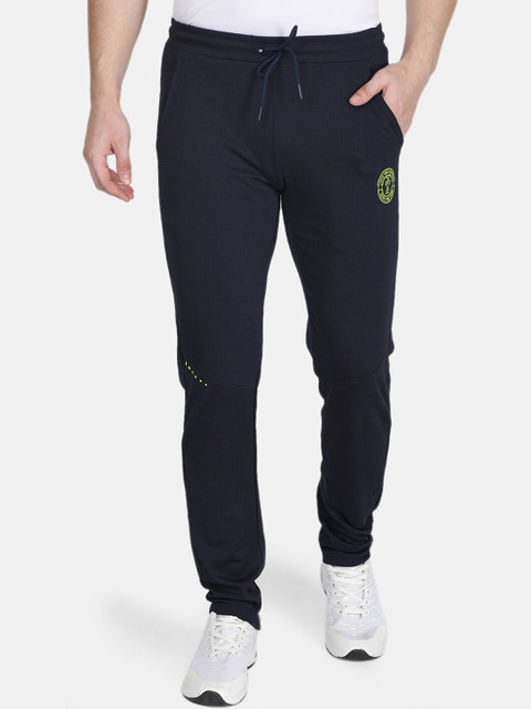 

rock.it Men Navy Blue Solid Track Pant