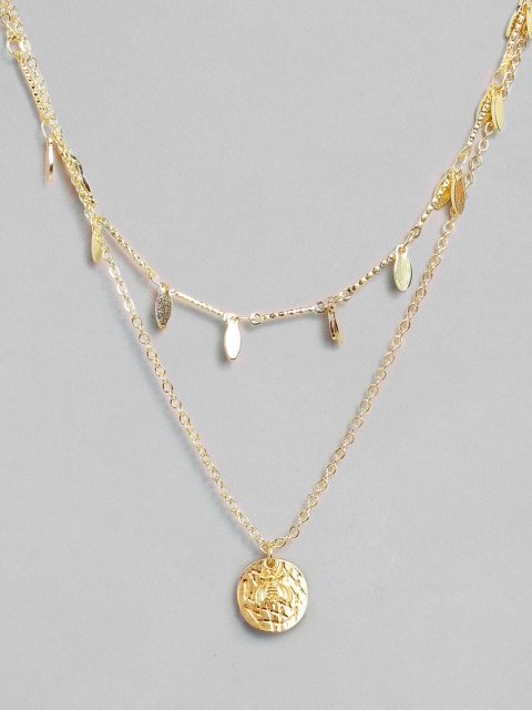 

Tokyo Talkies X Rubans Gold-Plated Handcrafted Layered Necklace