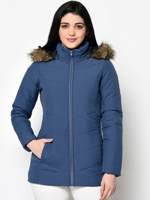 

Trufit Women Blue Solid Insulator Parka