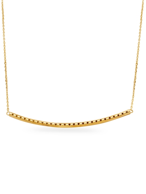 

Mia by Tanishq 14 Kt Yellow Gold Curvy Beauty Necklace