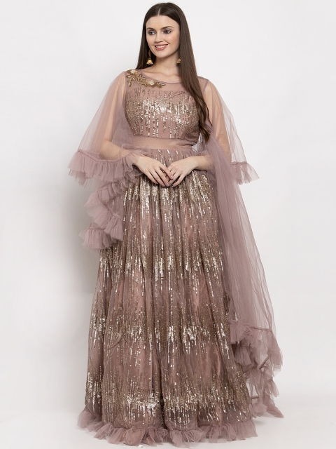 

KHALOM Women Pink Embellished Co-ordinate Sets Dress