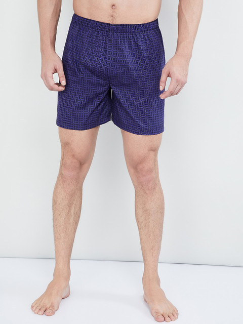 

Max Men Blue Printed Boxers