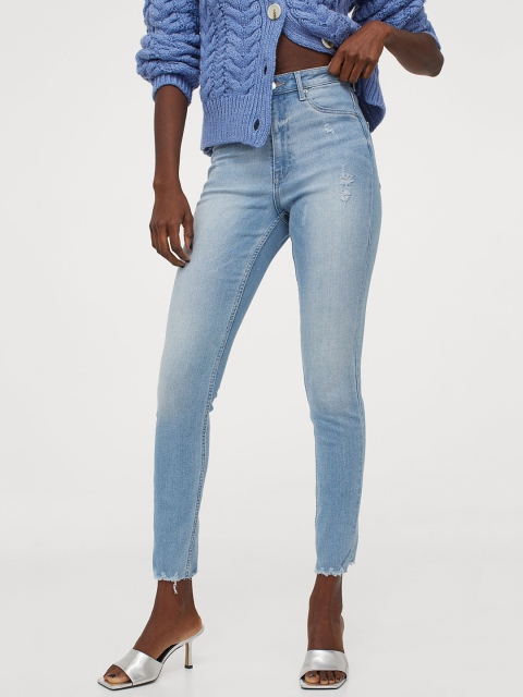 

H&M Women Blue Curvy High Waist Jeggings
