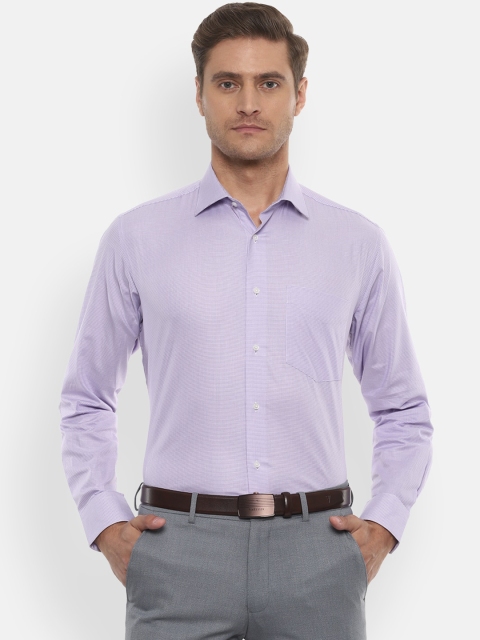 

Van Heusen Men Purple Regular Fit Solid Formal Shirt