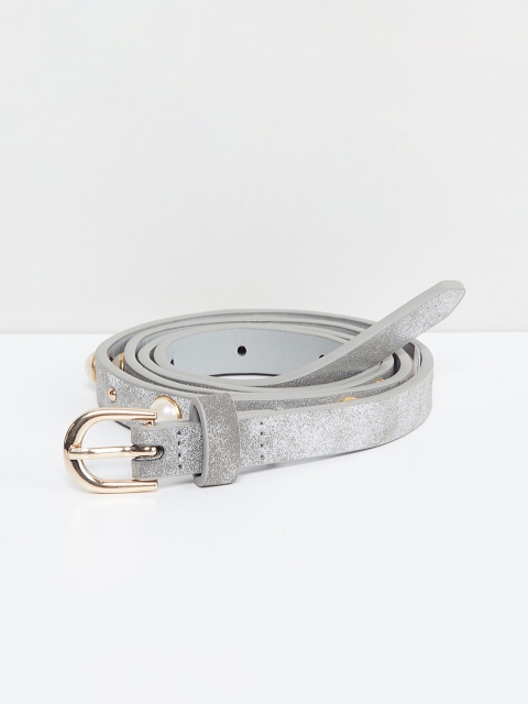 

max Women Grey Embellished Belt