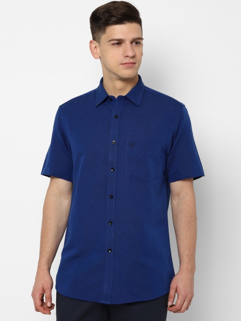 

Allen Solly Men Blue Slim Fit Solid Casual Shirt