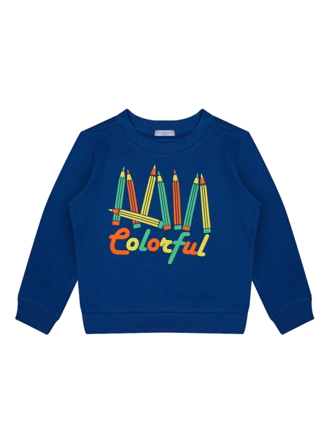 

Luke & Lilly Boys Blue Printed Sweatshirt