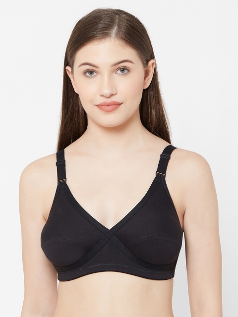 

Juliet Black Solid Non-Wired Non Padded Everyday Bra 010002300011418