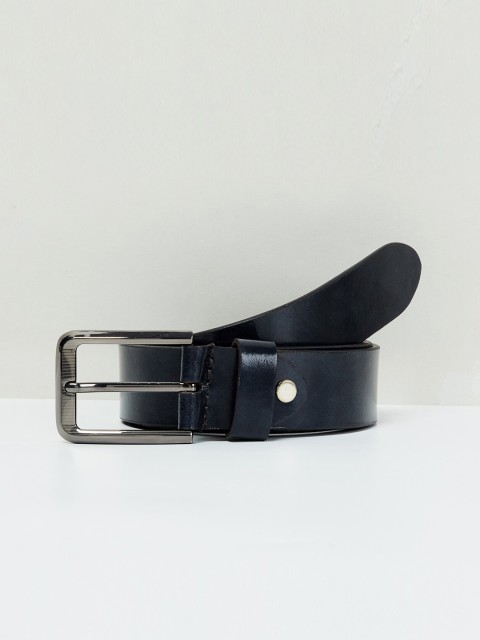 

max Men Black Solid Belt