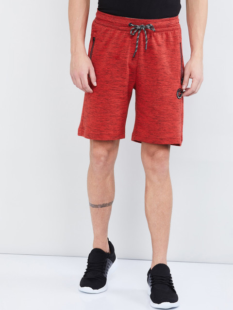 

max Men Rust Solid Regular Fit Regular Shorts