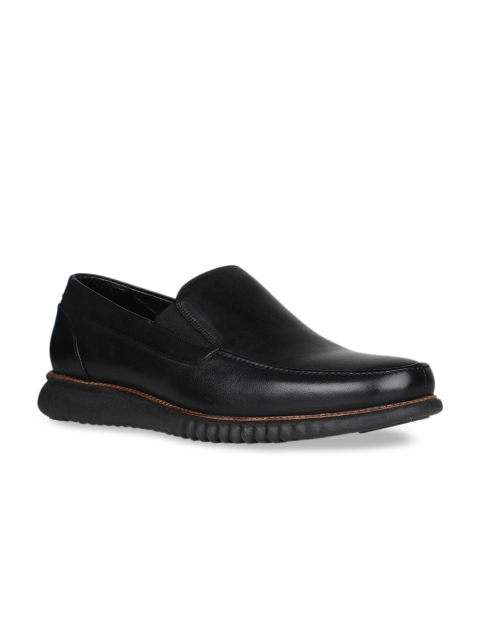 

Regal Men Black Leather Loafers