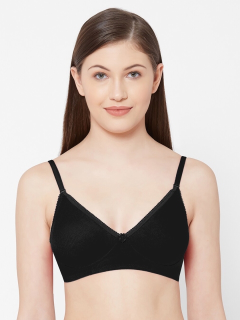 

Juliet Black Solid Non-Wired Non Padded Everyday Bra 010000300011123