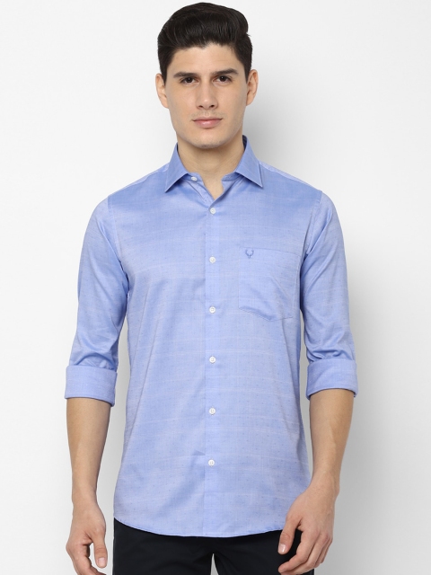 

Allen Solly Men Blue Slim Fit Self Design Casual Shirt