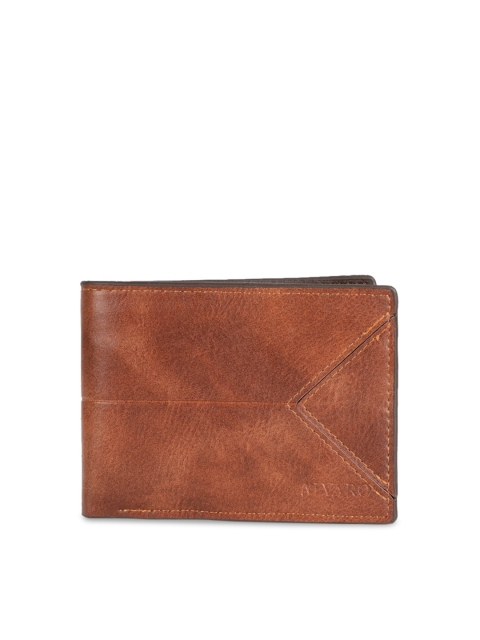 

Alvaro Castagnino Men Brown Solid Two Fold Wallet