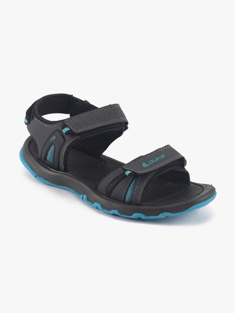 

Duke Men Black & Blue Sports Sandals