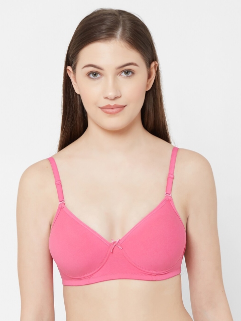 

Juliet Pink Solid Non-Wired Heavily Padded Everyday Bra 010000300004749