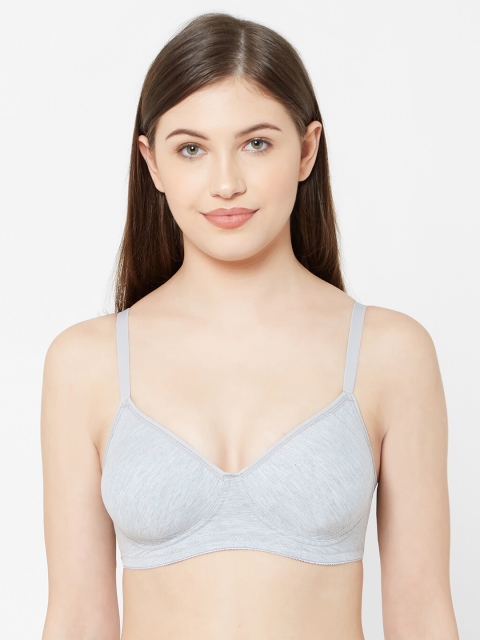 

Juliet Grey Solid Non-Wired Non Padded Everyday Bra 010000300000248