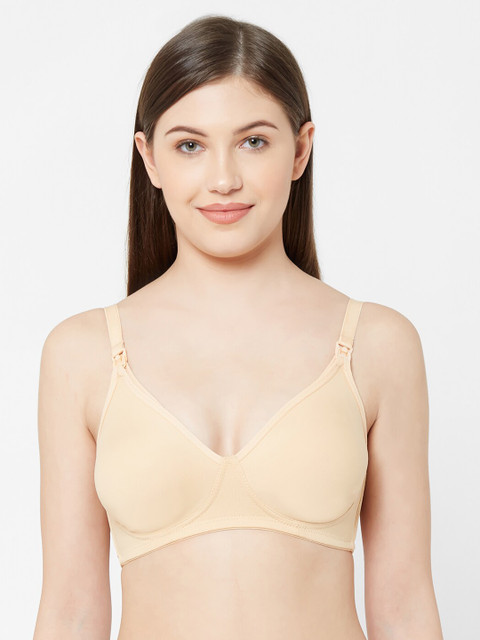 

Juliet Beige Solid Underwired Heavily Padded Maternity Bra 010000800010571